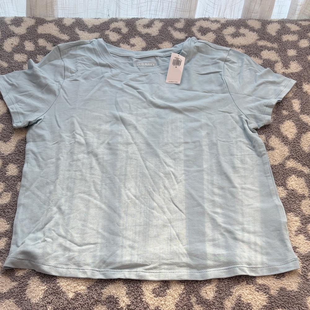 Women's Short Sleeve Tee in Light blue sz M